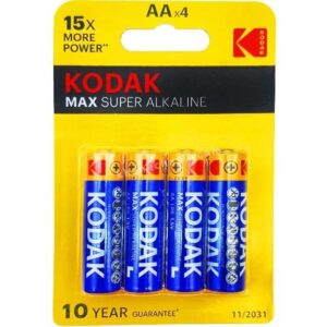باطری آلکالاین قلمی کداک Max Super سایز AA